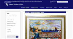 Desktop Screenshot of blueandwhiteart.com